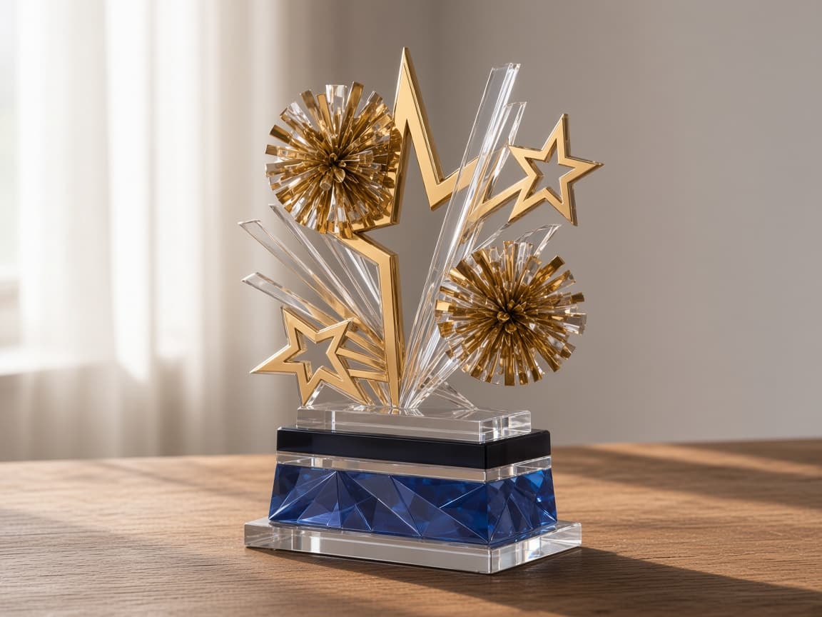 Cheer Championship Trophy design concept, reverse side